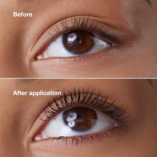Clinique High Impact High-Fi Full Volume Water-Resistant Mascara | Volumizing, Non-Clumping, Smudge-Proof + Safe For Sensitive Eyes, Mini Travel Size, Black, 0.17 Fl Oz