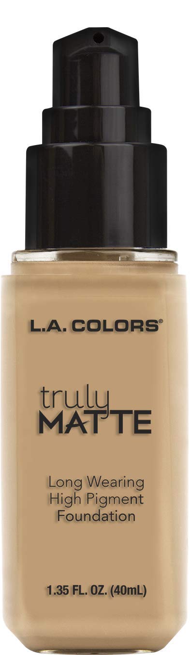L.A. Colors Truly Matte Liquid Foundation, Natural, 40ml