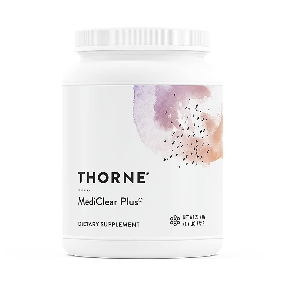 THORNE MediClear Plus - Foundational Support, Eliminate Environmental and Dietary Toxins - Rice and Pea Protein-Based Drink Powder with a Complete Multivitamin-Mineral Profile - 27.2 Oz