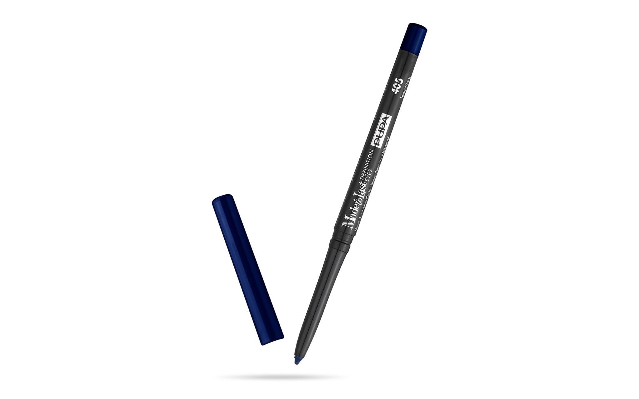 Pupa Milano Made To Last Definition Eyes, Extremely Long-Lasting Automatic Eye Pencil, Waterproof, Paraben Free, Intense, Creamy Color, Pencil with Sharpener - 405 Navy - 0.012 Oz