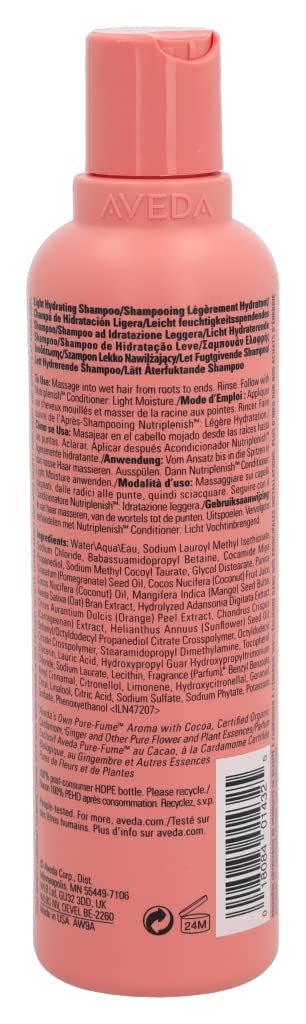 Aveda Nutriplenish Light Moisture Shampoo, 9 Fl Oz