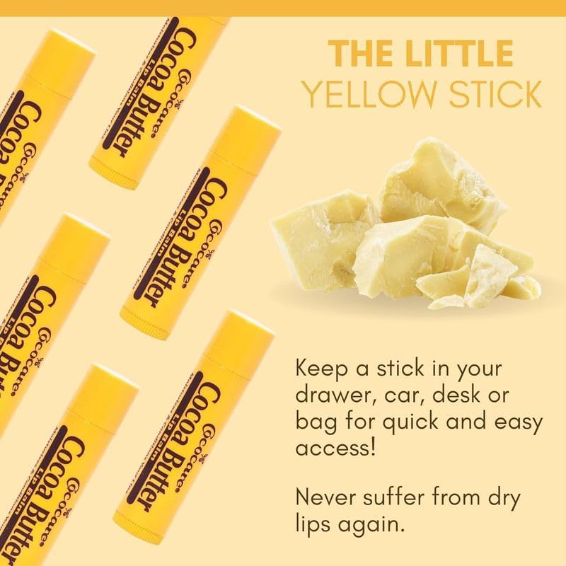 Cocoa Butter Lip Balm .15 oz Pack of 6 AD