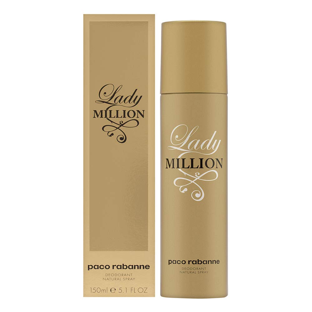 Paco Rabanne Lady Million Deodorant Spray, 5 Fl Oz
