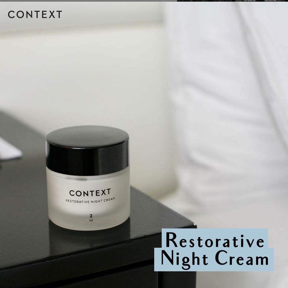 Context Restorative Night Cream - Vitamin C, Anti Wrinkle, Collagen and Elastin, Anti Aging, Removes Fine Lines, Healthy Ingredients by Context Skin