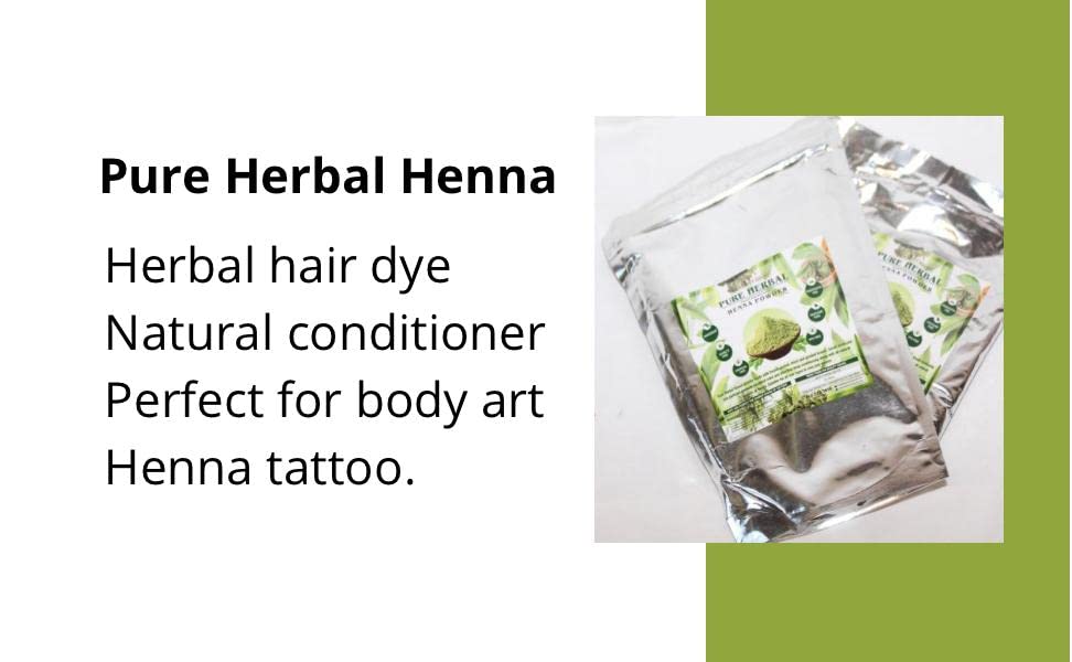 100% Pure Henna Powder (LAWSONIA INERMIS), Natural From Rajasthan, India (150g) For Hair Dye / Body Art, Vegan and Gluten-Free MEDIUM BROWN & Beard Color 1 Pack -Best