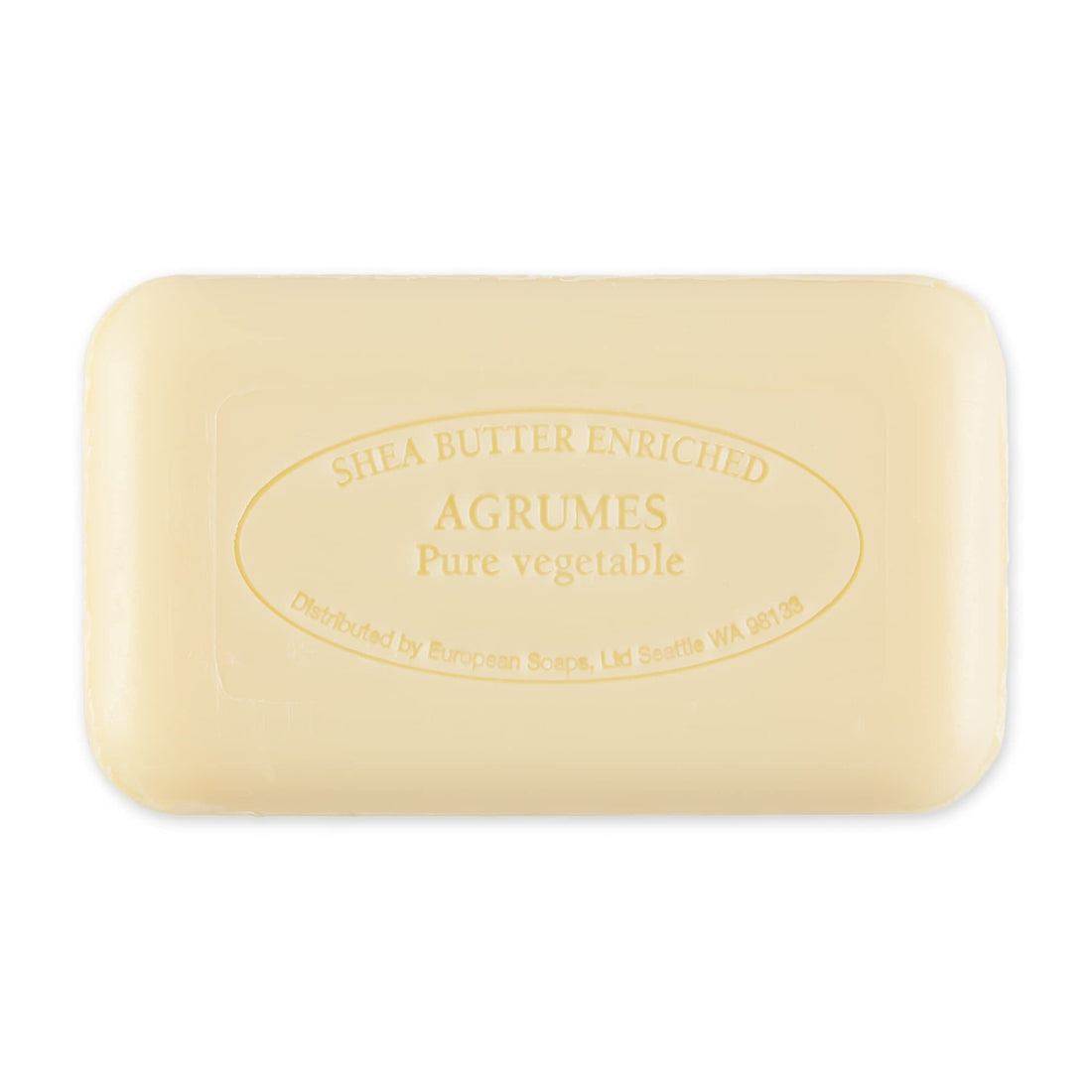Pre de Provence Artisanal French Soap Bar Enriched with Shea Butter, Agrumes, 150 Gram