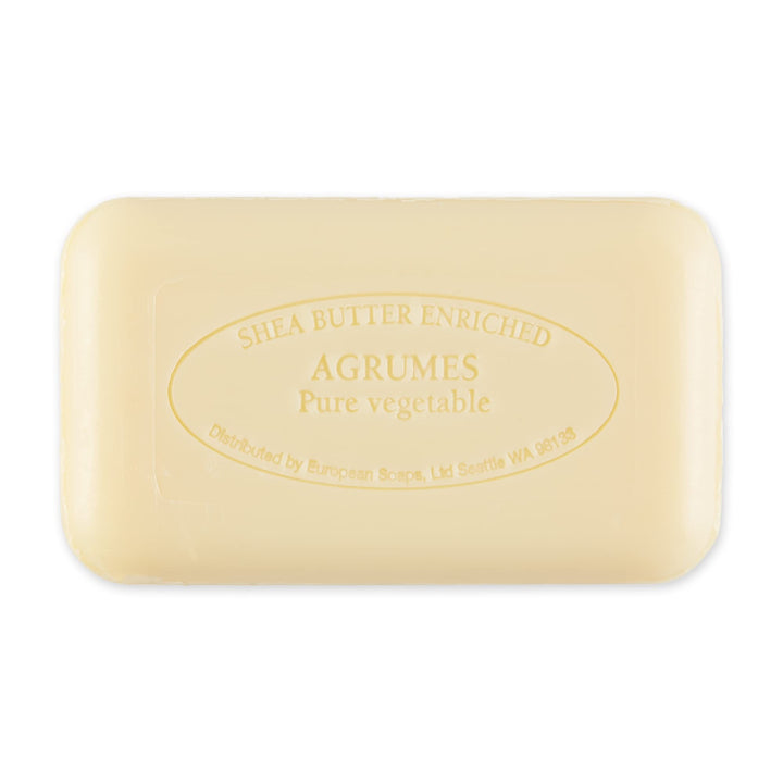 Pre de Provence Artisanal French Soap Bar Enriched with Shea Butter, Agrumes, 150 Gram