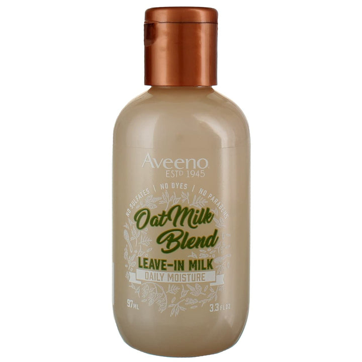 Aveeno Oat Milk Leave-In Hair Conditioner Treatment, 3.3 fl oz (Pack of 3)