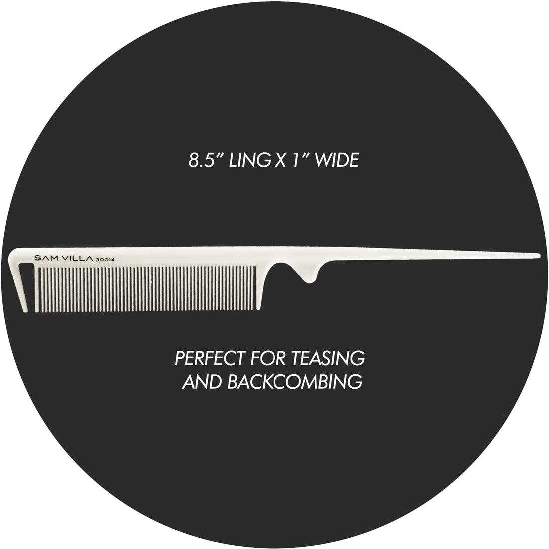 Sam Villa Signature Series Tail Ivory Comb