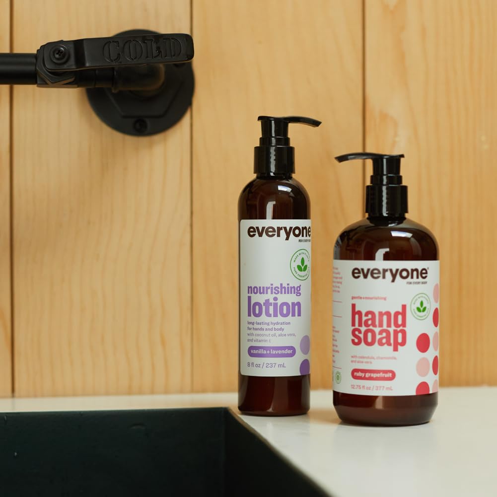 Everyone Nourishing Vanilla & Lavender Lotion, 8 FZ