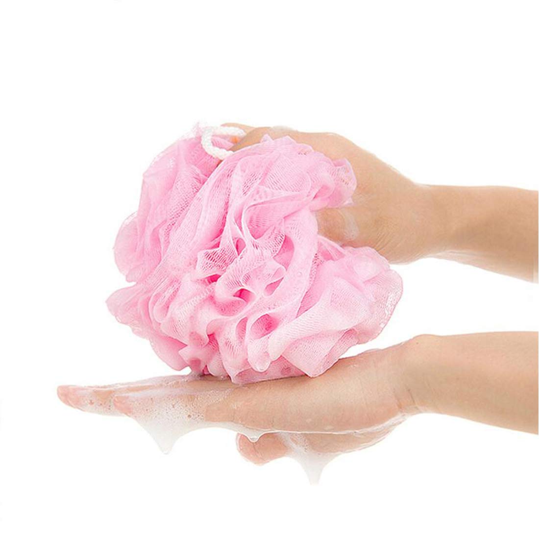 10 Pack of Bath Loofah Shower,Sponge Pouf Body Scrubber Exfoliator Scrubber Ball,Mesh Bath and Shower Sponge for Kids Women Men Body Wash Bathroom