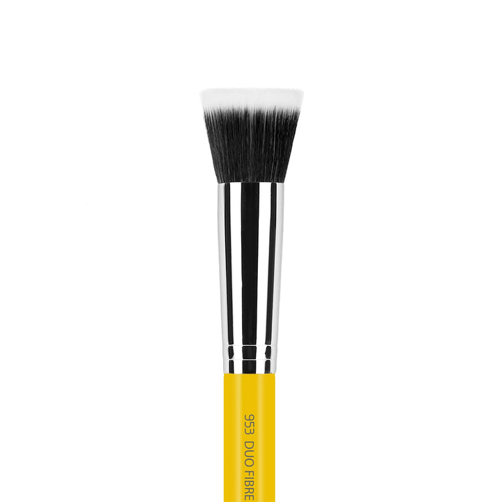 Bdellium Tools Studio Line Duet Fiber Foundation Brush, Yellow