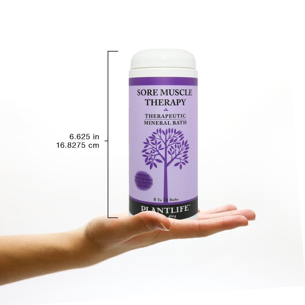 Sore Muscle Therapeutic Mineral Bath Salt- 16 oz