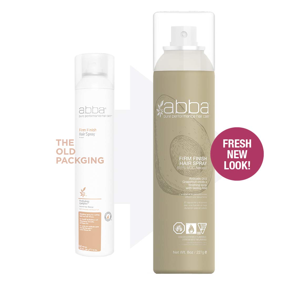 ABBA ABBA Firm Finish Hair Spray Clean Scent, 8.0 oz