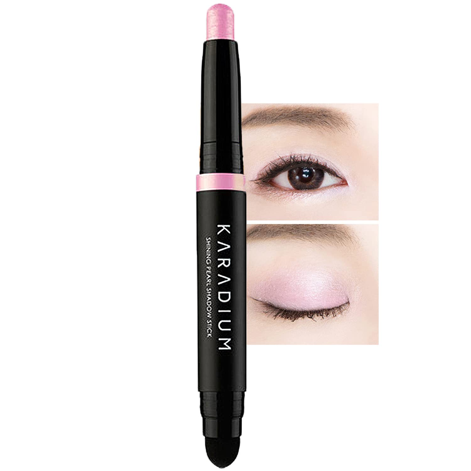 [KARADIUM] Shining Pearl Smudging Eye Shadow Stick 1.4g 10 Colors/Daily Eye Makeup (#2 Ice pink) by KARADIUM