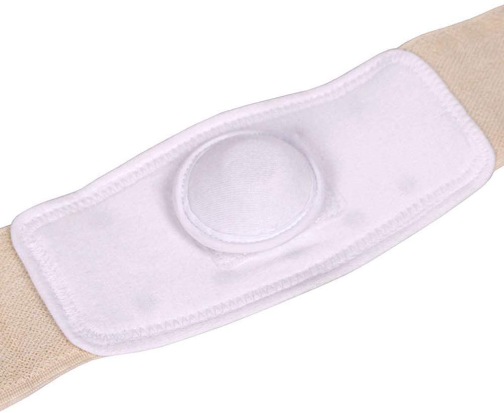 Baby Hernia Belt Belly Button Band Umbilical Truss Newborn Belly Band Button Wrap Baby Adjustable Navel Band Abdominal Binder for Children Medium (Grey)