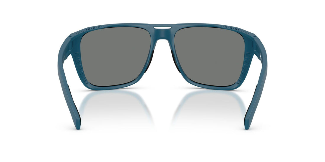 Native Eyewear Men's Mammoth Square Sunglasses, Overland Blue/Grey Polarized, 57 mm
