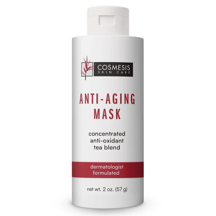 Anti-Aging Mask: Revitalize Your Skin with 2oz Spa Formula of Hyaluronic Acid & Antioxidants - Minimizes Creases & Restores Healthy Texture - Cosmesis
