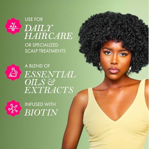 Mielle Organics Rosemary Mint Scalp & Hair Strengthening Oil for All Hair Types, 2 Ounce