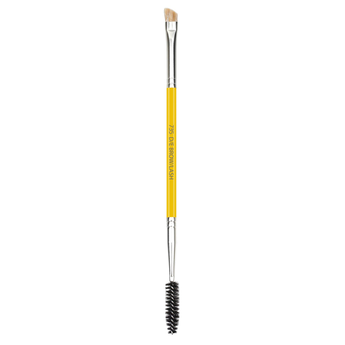 Bdellium Tools Studio Line Double End Brow and Lash Brush, Yellow