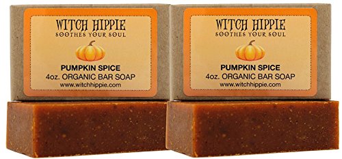 Pumpkin Spice 4oz Orgainic Bar Soap 2 pack by Witch Hippie