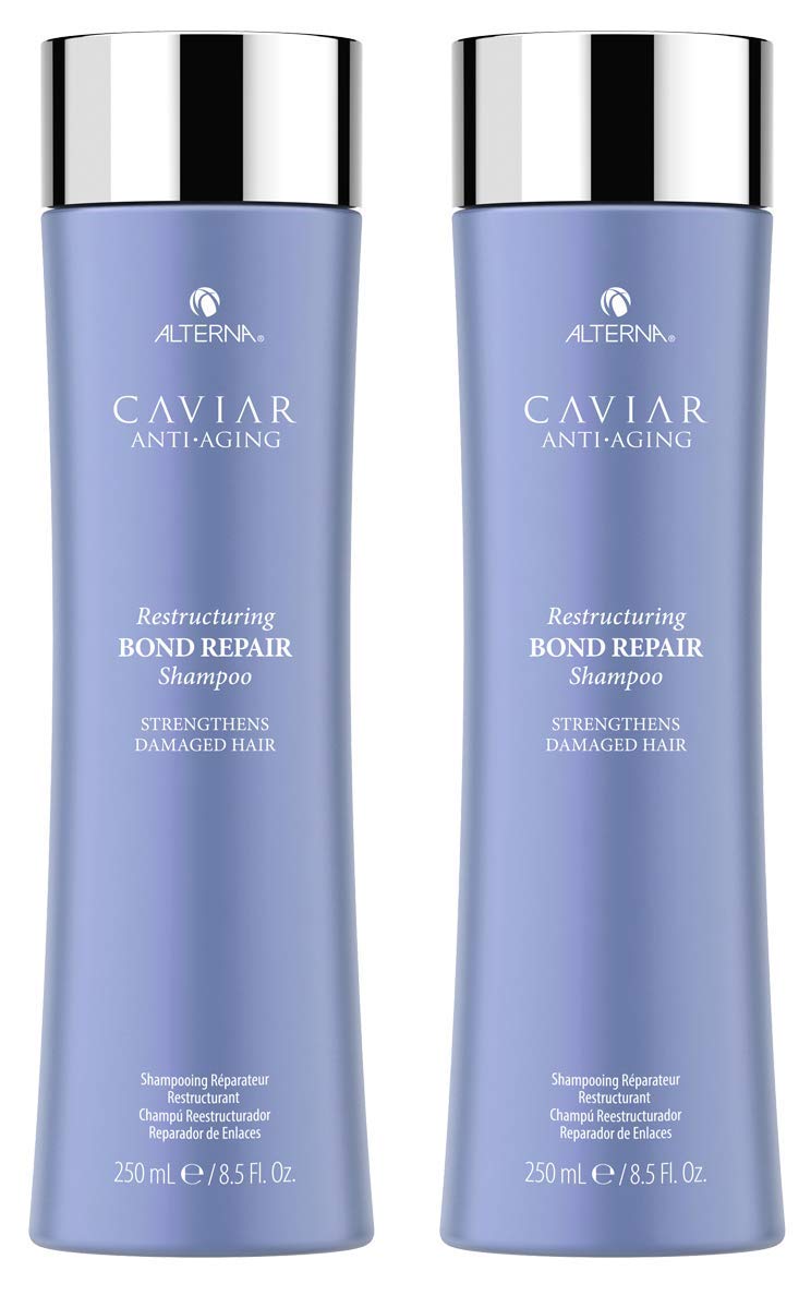 Alterna Caviar Anti-Aging Restructuring Bond Repair Shampoo, 8.5-Ounce (2-Pack)