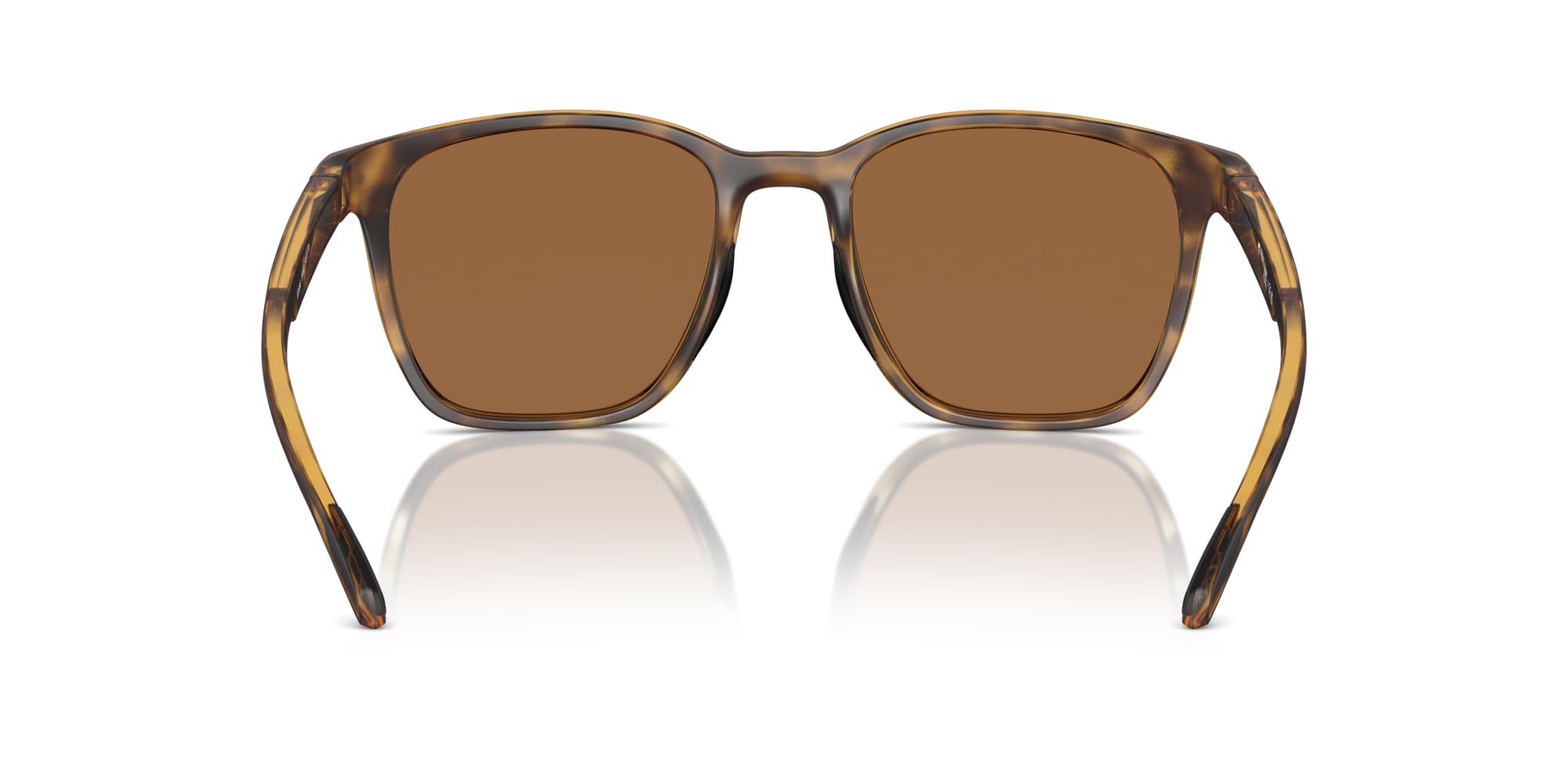 Native Eyewear Targhee Square Sunglasses, Matte Tortoise/Bronze Mirrored Polarized, 54 mm