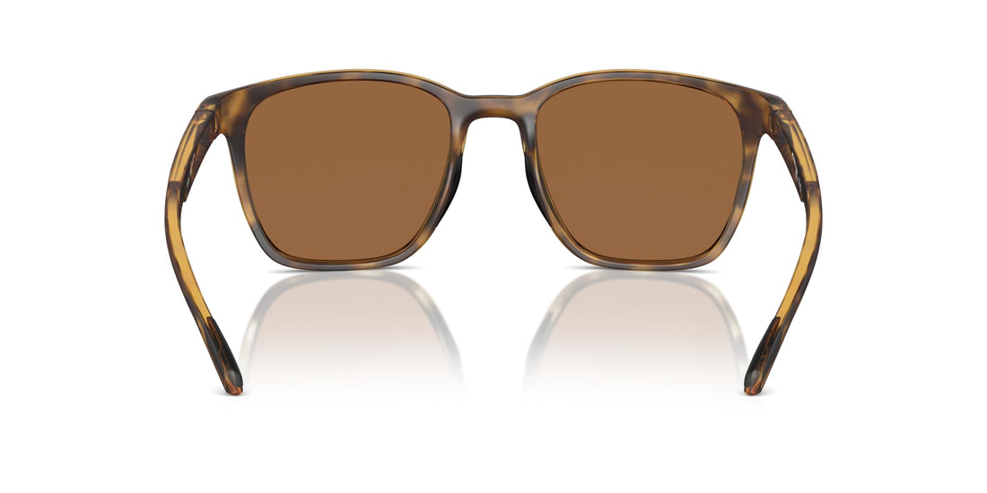 Native Eyewear Targhee Square Sunglasses, Matte Tortoise/Bronze Mirrored Polarized, 54 mm