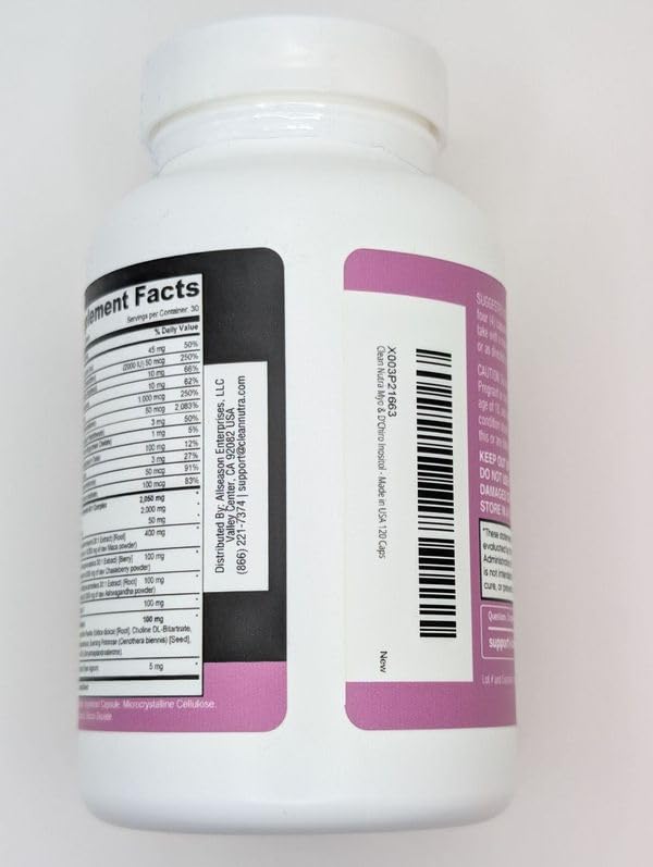 Myo-Inositol & D-Chiro Inositol 2050mg Fertility Supplement 40:1 Ratio - Prenatal Vitamins for Women with Ashwagandha Maca Root Vitex Chasteberry Iron DHA Folic Acid DIM Zinc - 2Pack