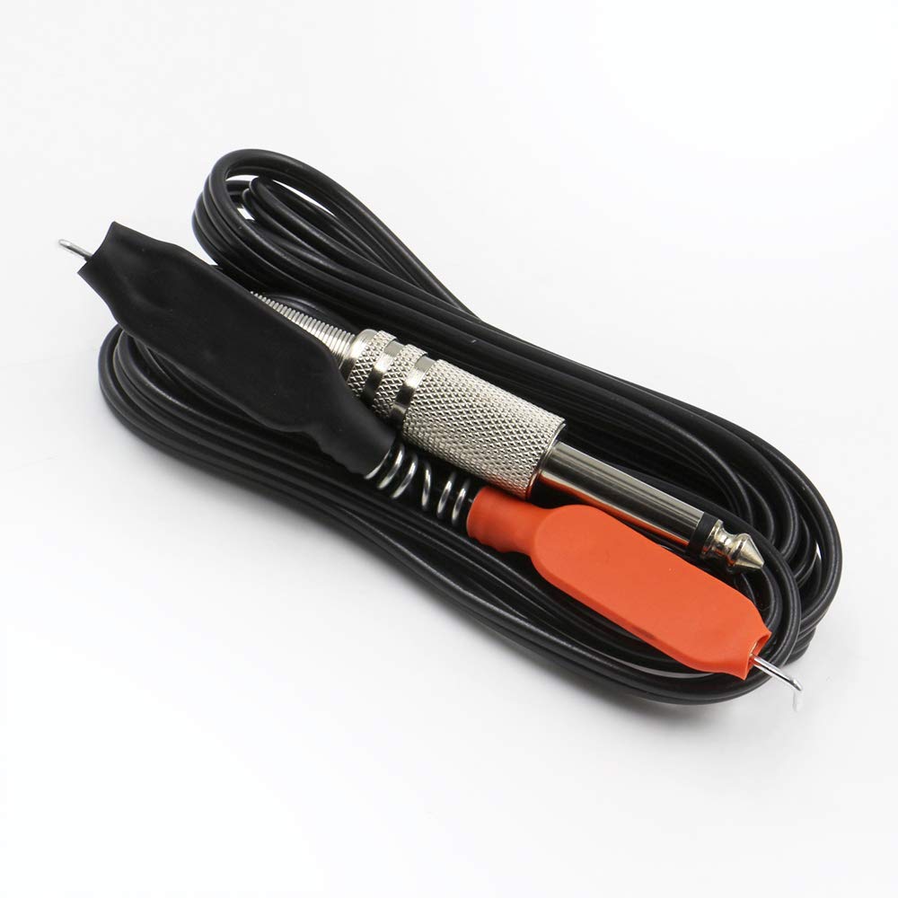 Jconly Tattoo Clip Cord - 8.2FT Long Professional Silicone Tattoo Machine Cables Hook Line Tattoo Accessories Clip Cord for Tattoo Machine Gun Power Supply, Tattoo Kits