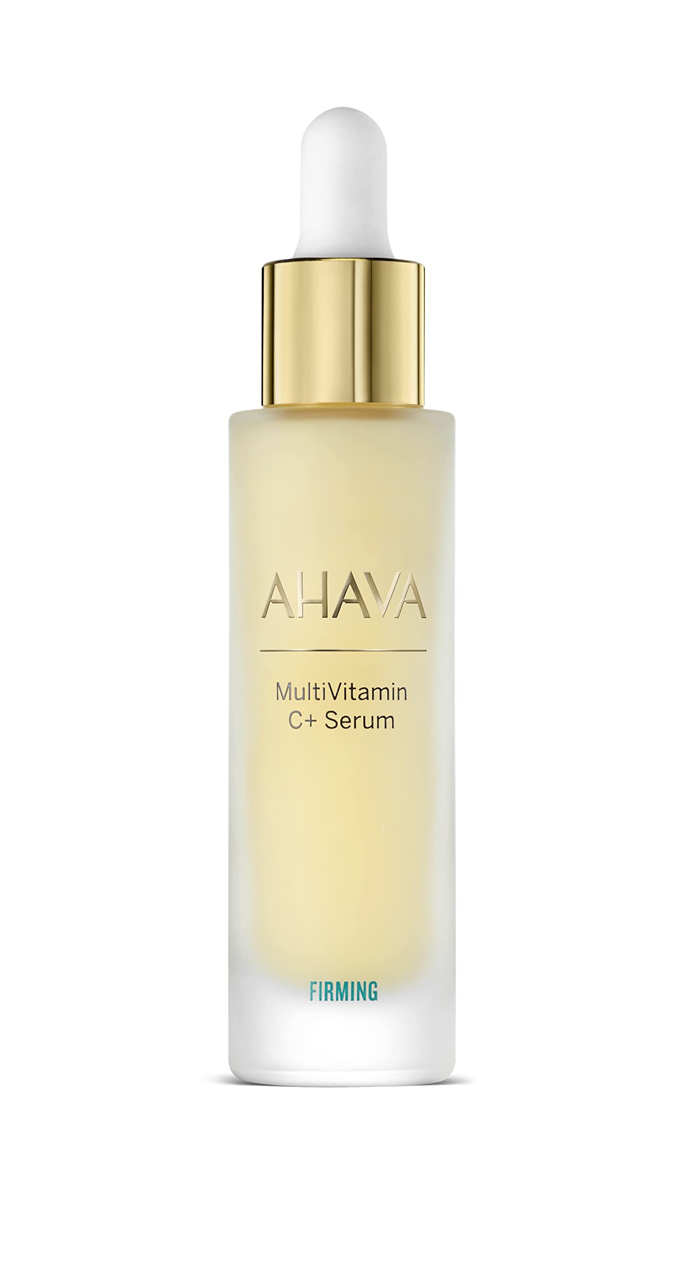 AHAVA Firming MultiVitamin C+ Serum - Enriched with Antioxidants, Panthenol, Vitamin E, Xanthan Gum & Osmoter Exclusive Blend of Dead Sea Minerals for Firmness, Luminosity and Radiance, 1 Fl Oz