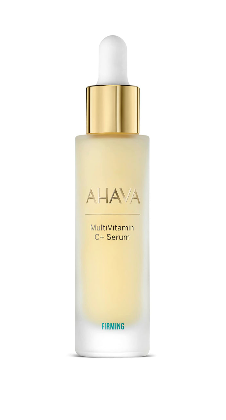 AHAVA Firming MultiVitamin C+ Serum - Enriched with Antioxidants, Panthenol, Vitamin E, Xanthan Gum & Osmoter Exclusive Blend of Dead Sea Minerals for Firmness, Luminosity and Radiance, 1 Fl Oz