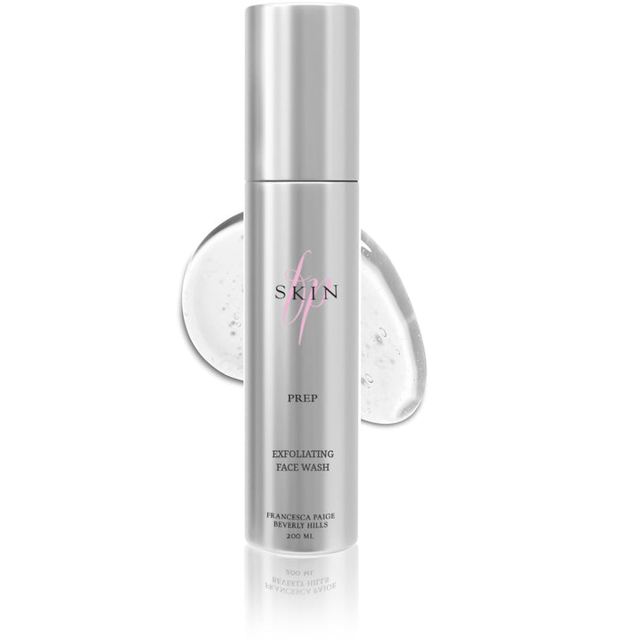FP Skin Exfoliating Face Wash for Aging Skin - Alpha Hydroxy Acid (AHA) Facial Cleanser with 3% Lactic Acid - Gentle Face Exfoliator, Pore Minimizer, Sebum Remover and Pore Cleanser 6.76 Oz/200ml