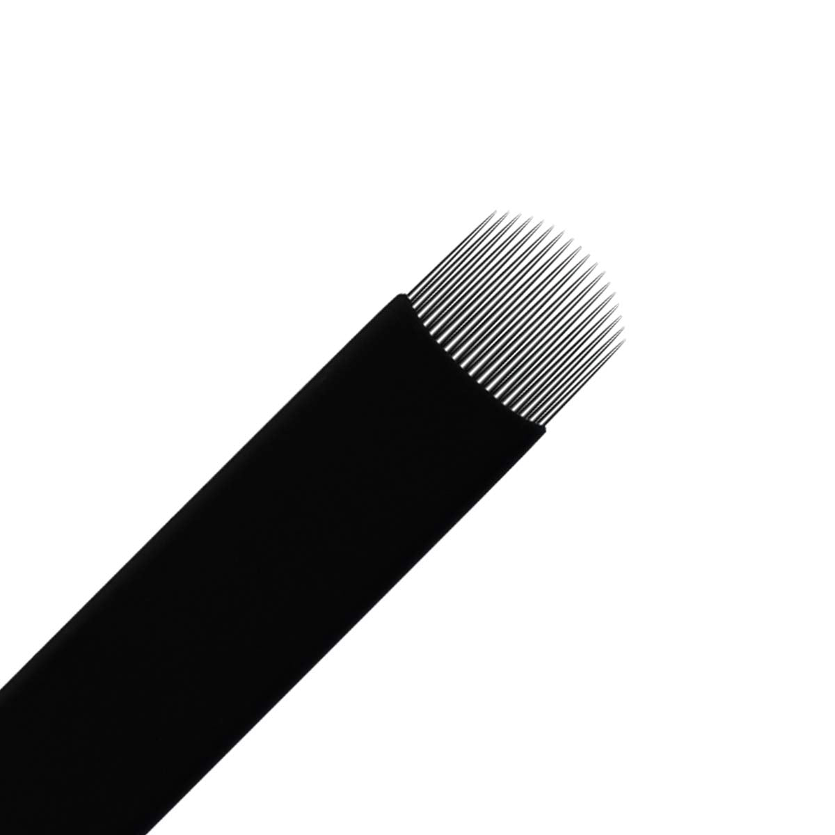 20pcs Microblading needles 18U NANO 0.16mm Blade Semi Permanent Makeup Eyebrow Tattoo Needles for Microblading Eyebrow Tattoo Manual Pen (18U-20pcs)