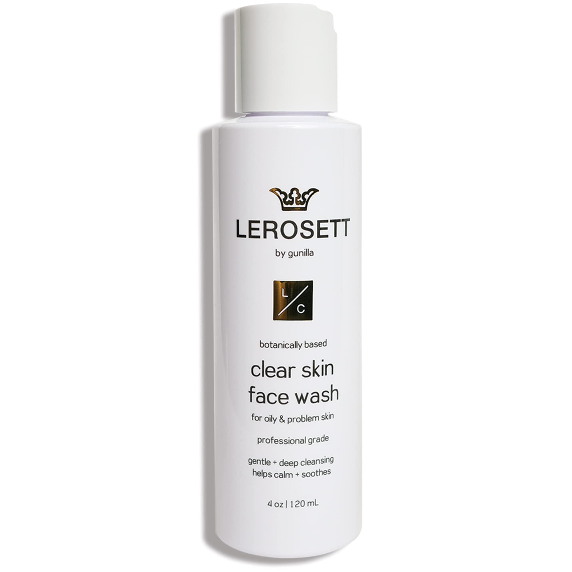 LEROSETT® Purifying (ClearSkin) Face Wash 6.7 oz-Based on Nutrient Rich Organic Aloe