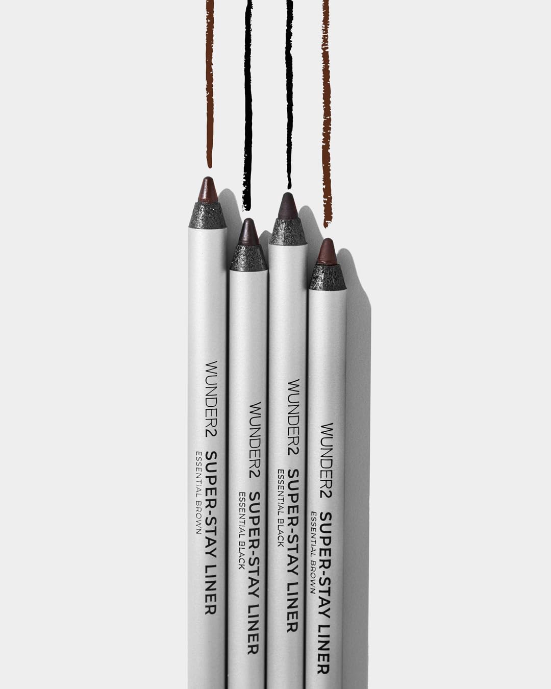 WUNDER2 SUPER-STAY LINER Long-Lasting & Waterproof Colored Eyeliner, Essential Black