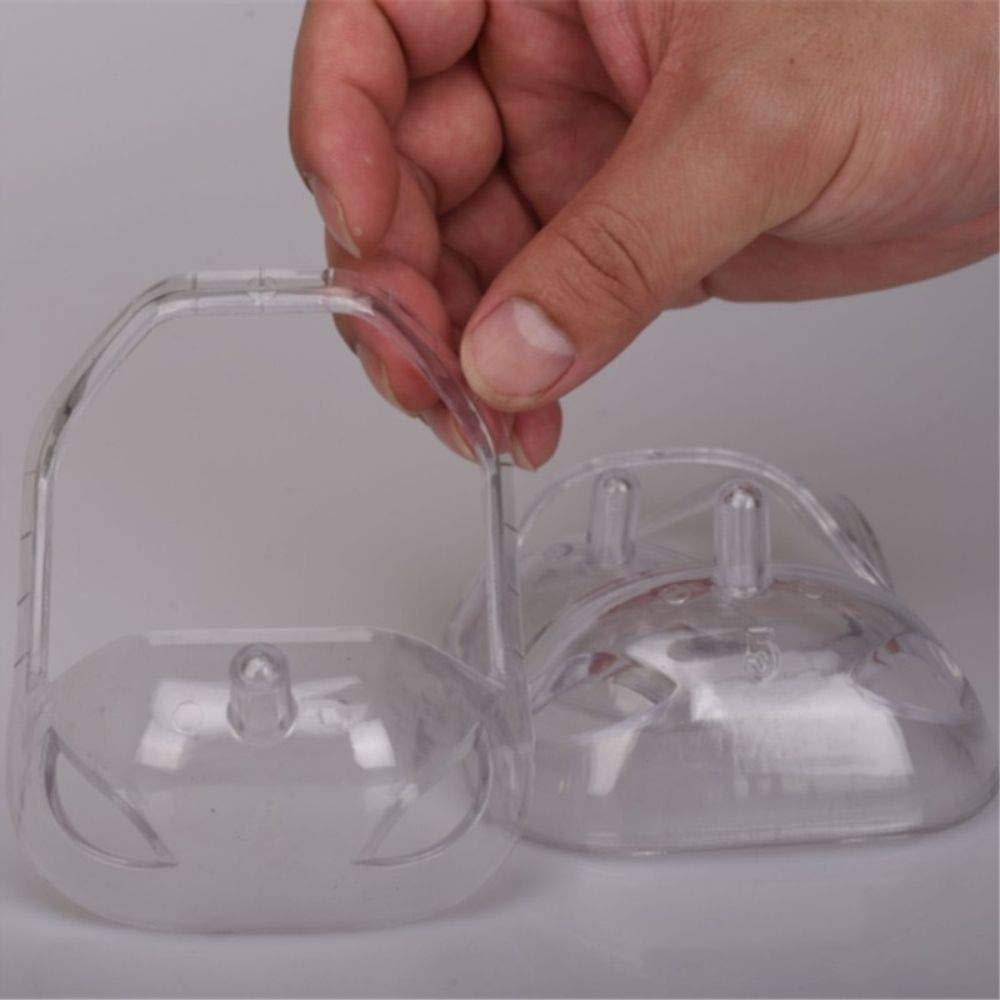 Sasha Square 5 Sizes Set of French Beard or Goatee Shaving Template I Beard Trimming Tool, Shave Goatee Reduce Shaving Time, Perfect Symmetric Beard Everytime Shave Perfect Beard at Home (Transparent)