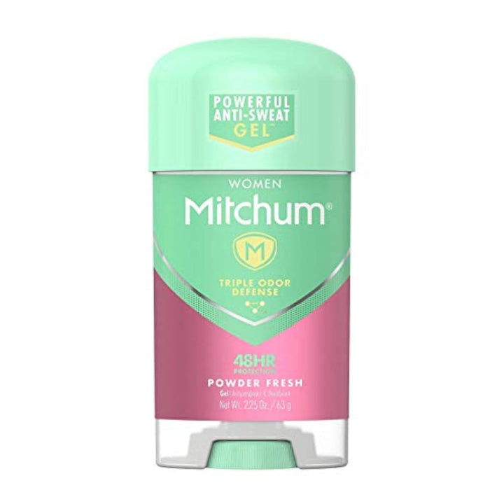 Pack of 2 : Lady Mitch Gel Pwdr Size 2.25z Mitchum Women'S Powder Fresh Clear Gel Anti-Perspirant & Deodorant