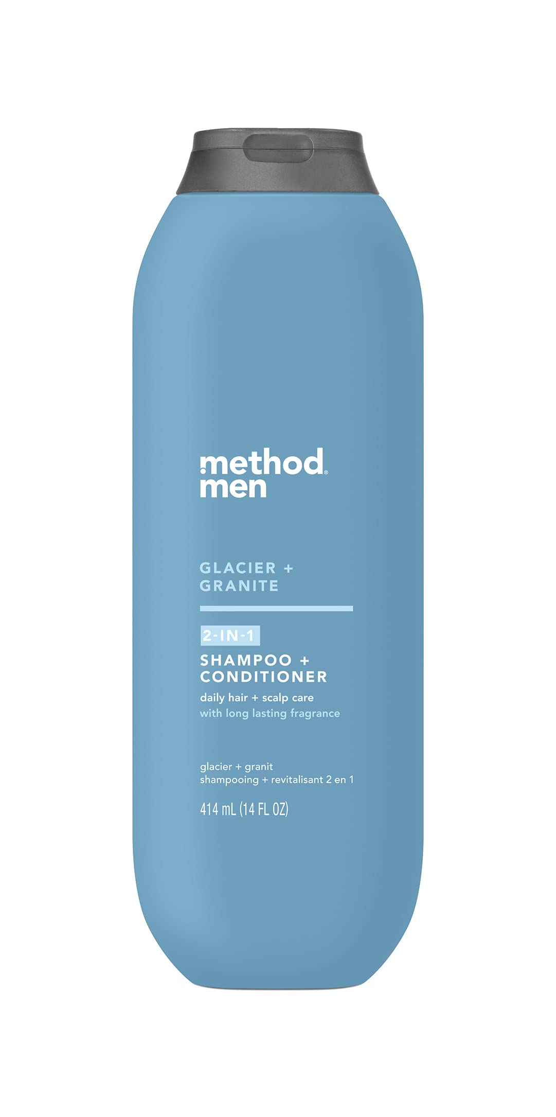 Method Men 2 in 1 Shampoo and Conditioner, Glacier + Granite, 14 oz