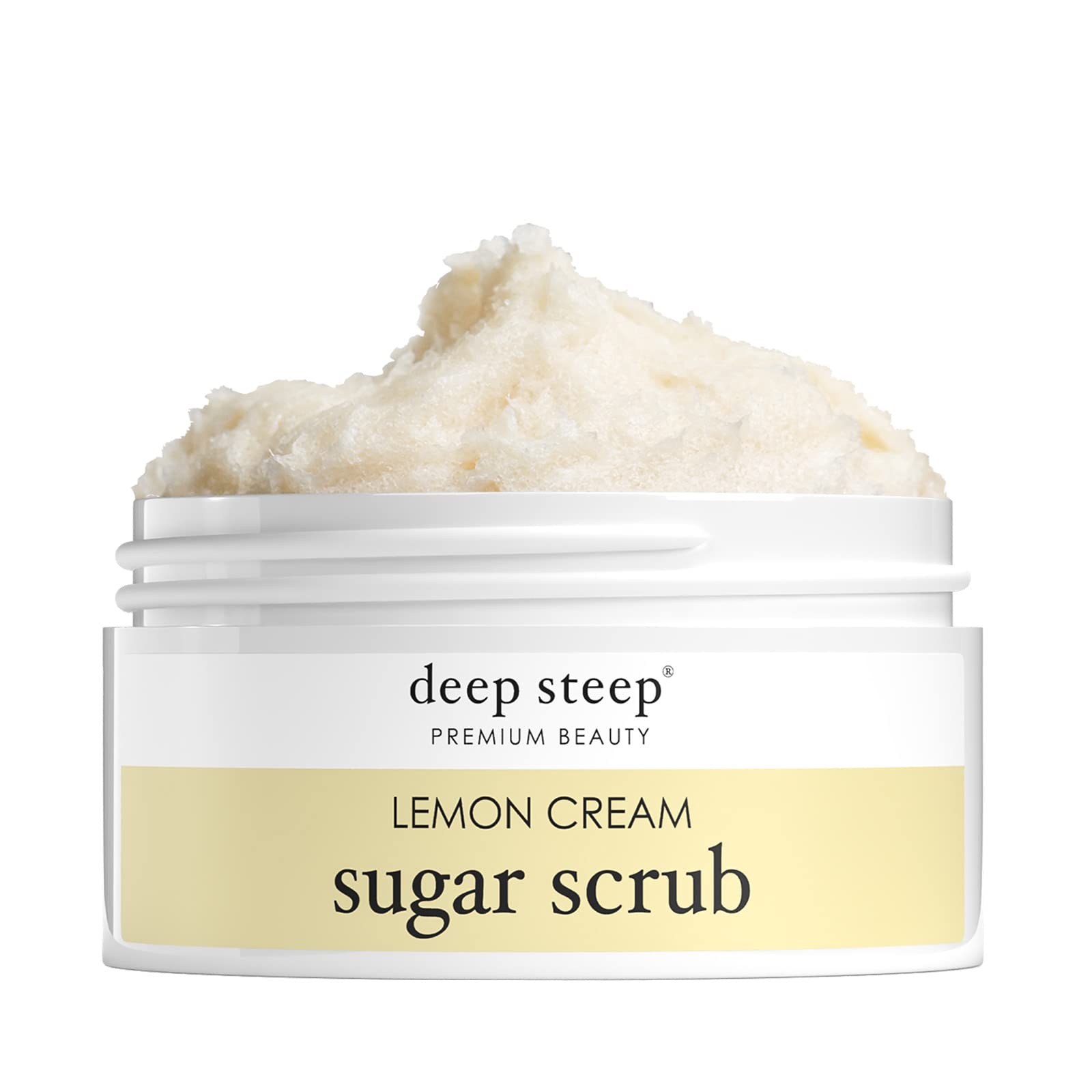 Deep Steep, Sugar Scrub, Lemon Cream, 8 oz (226 g)