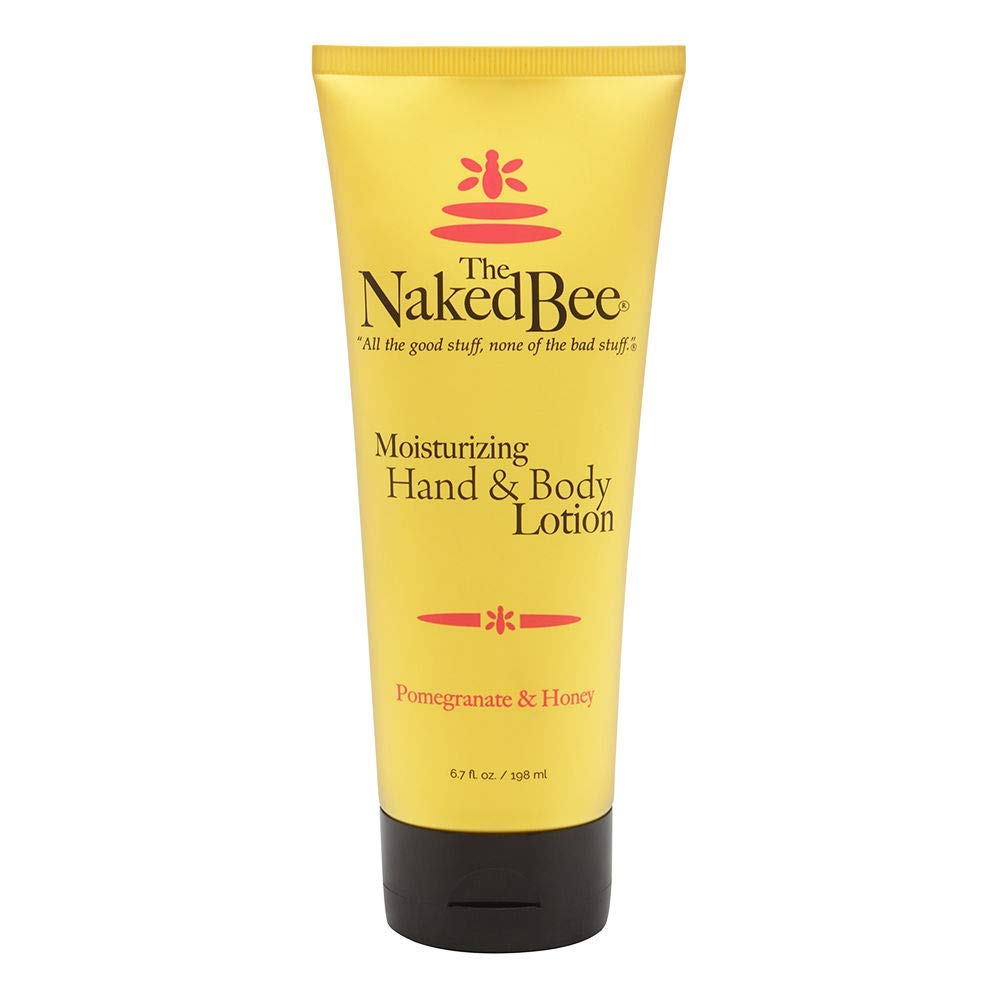 Naked Bee Moisturizing Hand & Body Lotion, 6.7 Ounce, Pomegranate & Honey