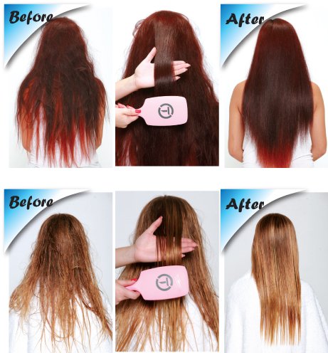 Tion Tion Detanger Damp Hair Brush for wet & dry hair - Black