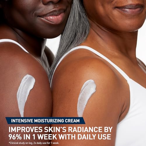 CeraVe Intensive Moisturizing Cream, Body Moisturizer With Shea Butter, 72H Hydration + Skin Barrier Repair, Fragrance-Free Body Lotion For Extremely Dry Skin, 19oz