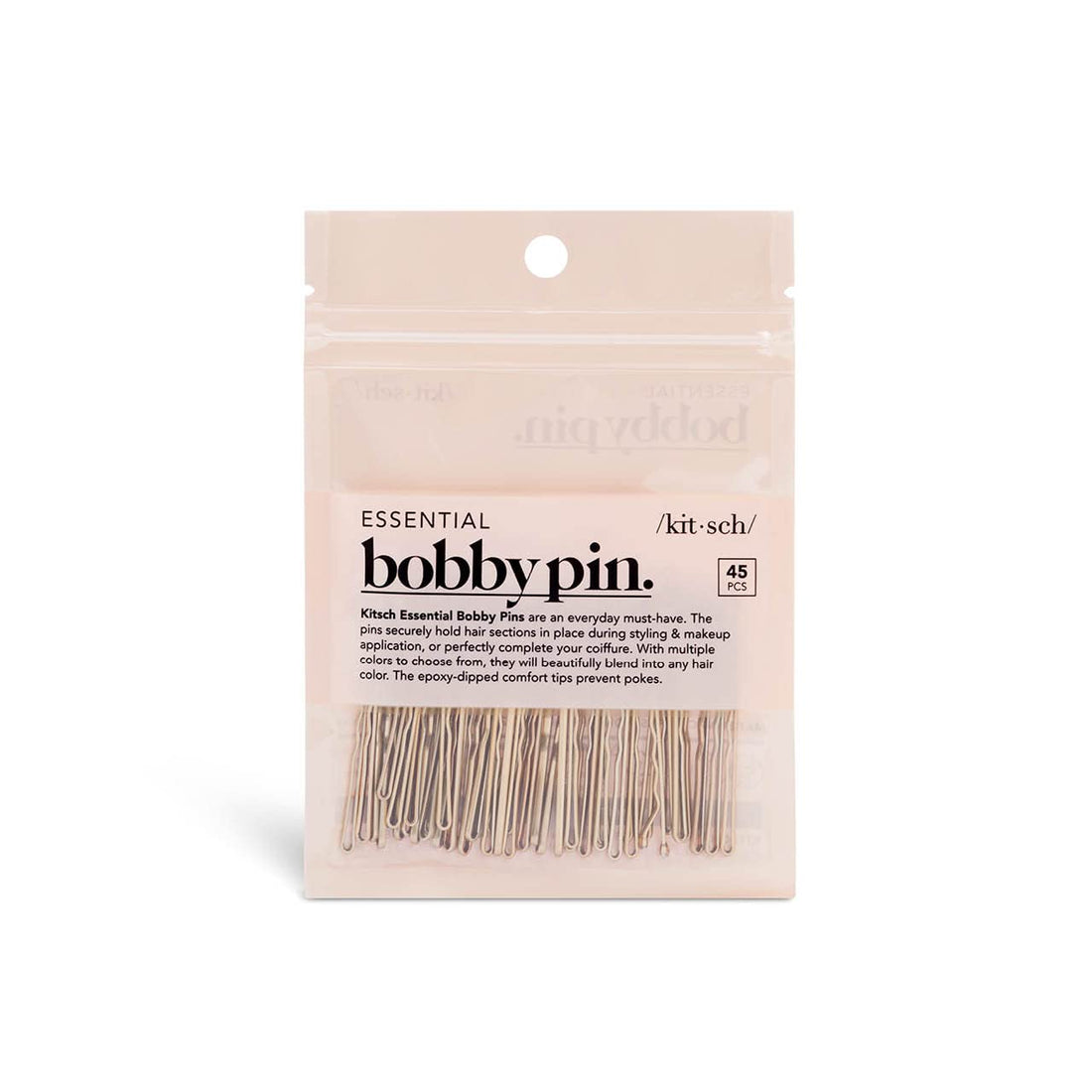 Kitsch Pro Essential Bobby Pin Set, 45 Count (Blonde)