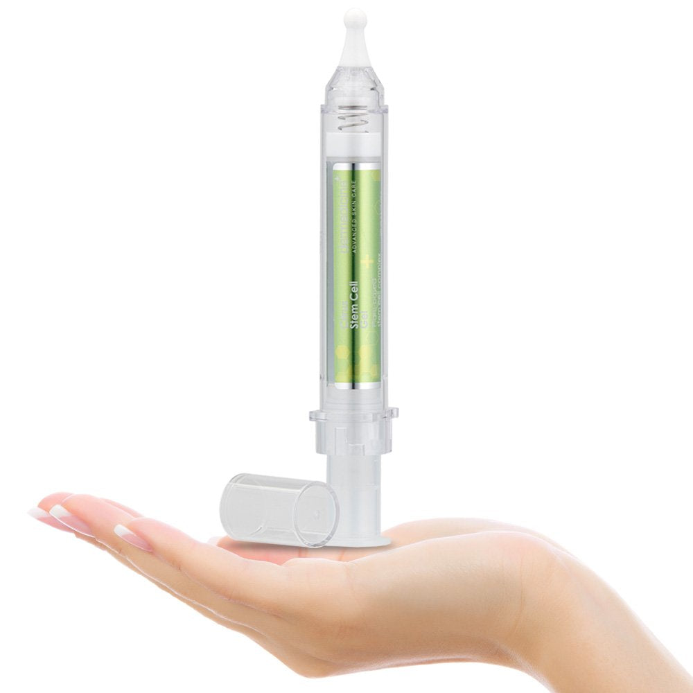 citrus stem cell gel for face in easy to use targeted syringe applicator | with vitamin c, retinol, ceramides, fruit stem cell extract | may help hydrate, firm and brighten skin | 0.4 oz / 12 g