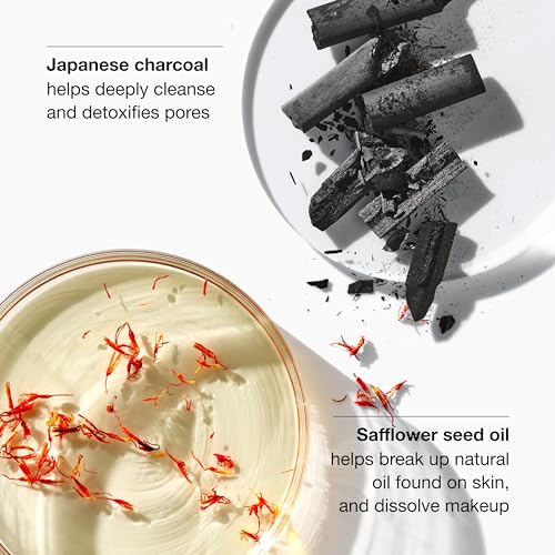 Clinique Take The Day Off Charcoal Cleansing Balm Makeup Remover | Dissolves Makeup and Sunscreen | For Dry Combination to Oily Skin Types, 1 Ounce