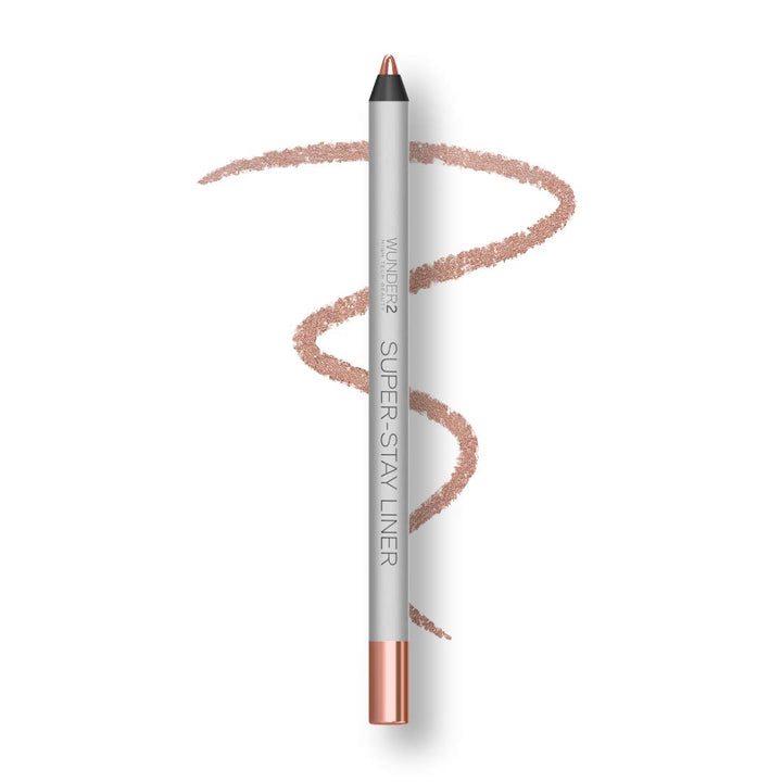 WUNDER2 SUPER-STAY LINER Long-Lasting & Waterproof Colored Eyeliner, Metallic Rose Gold