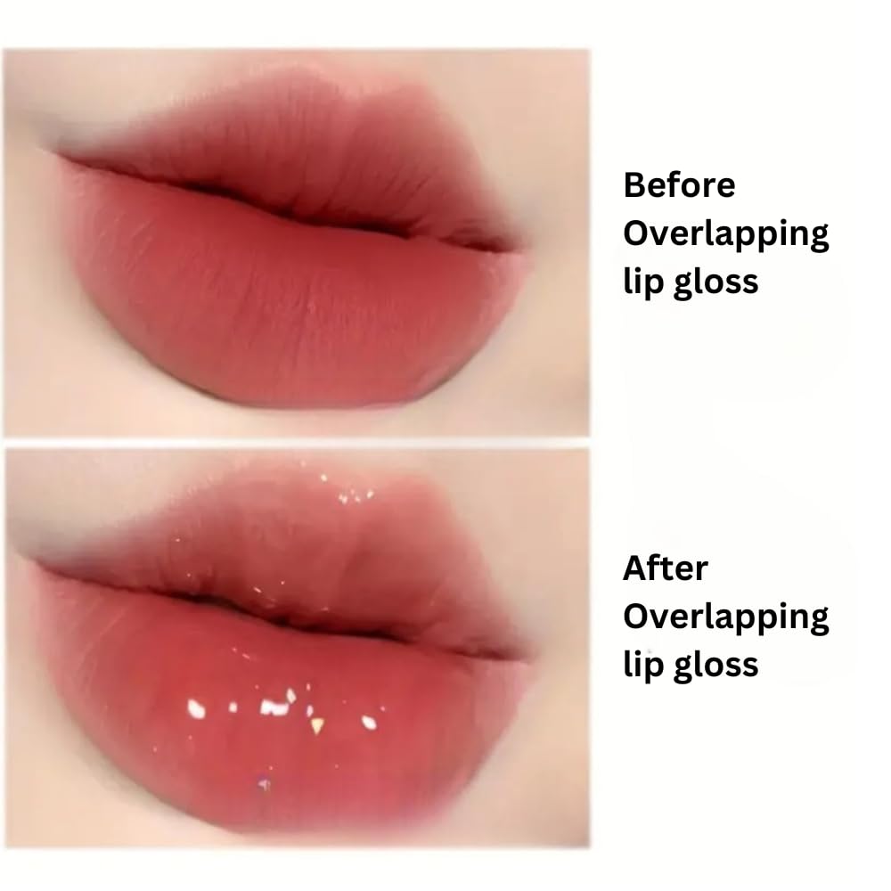 ROZZEE Lip Gloss - Lip Oil, Lip Plumper for Women, Non-Sticky, Hydrating Clear & Tinted Gloss, Perfect Party Favor, Glossy & Moisturizing Lip Products for All Occasions (Persian Palm, 6ml)