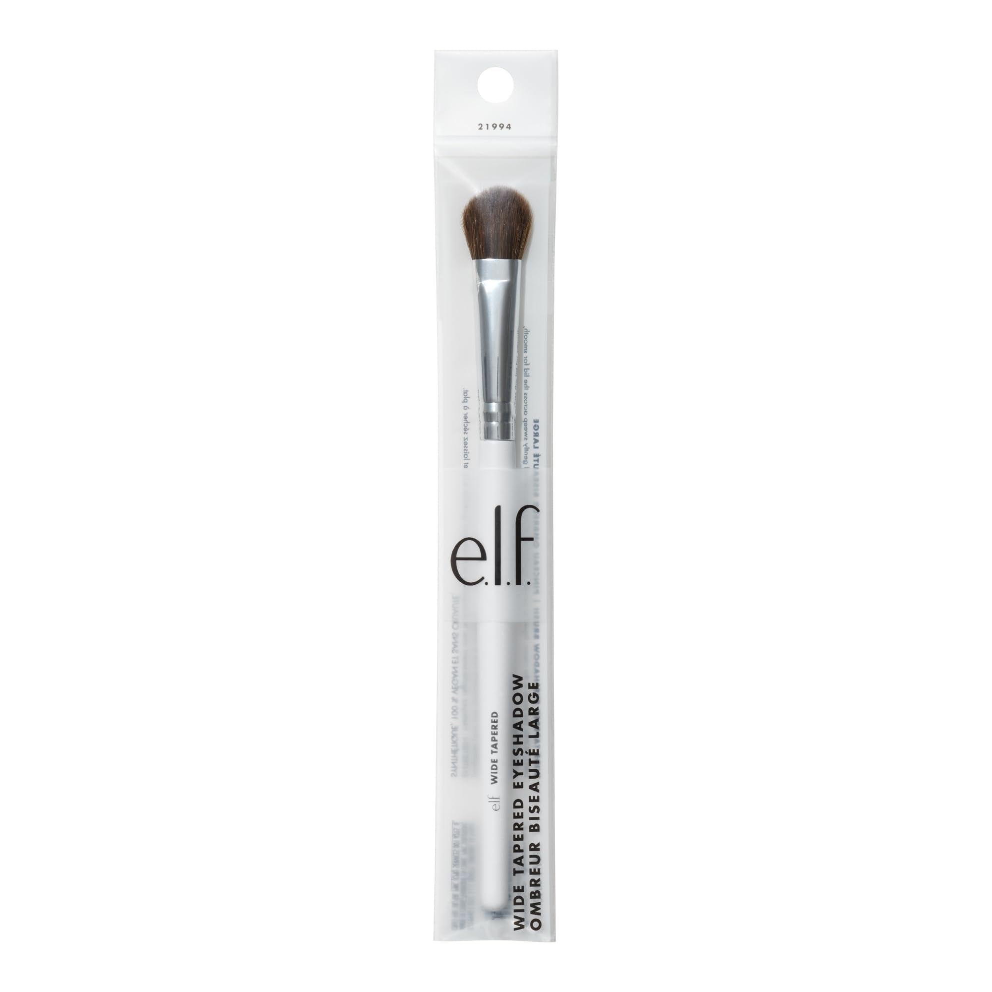 e.l.f. Wide Tapered Eyeshadow Brush, Makeup Brush For Even Eyeshadow Application & Definition, Angled Tip For Precision, Vegan & Cruelty-Free