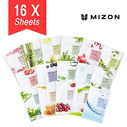Mizon Essence Full Face Facial Mask Sheet (16 Combo Pack)